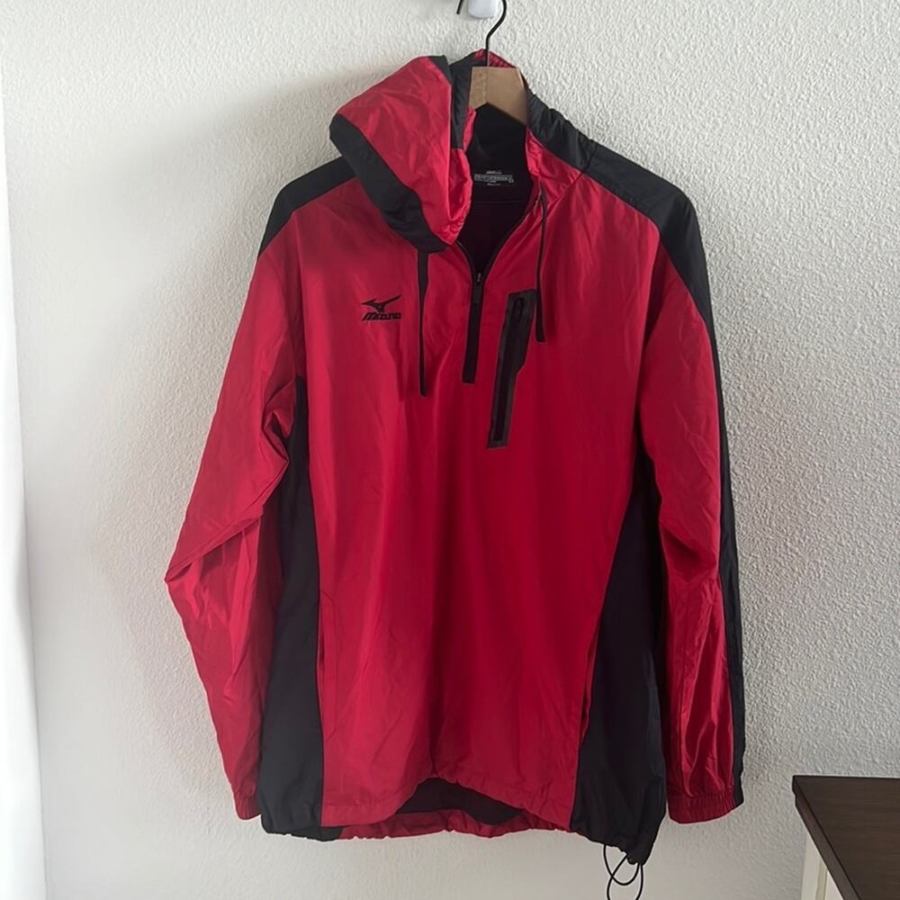 Mizuno Performance Impermalite Technology Red Black Men's Medium